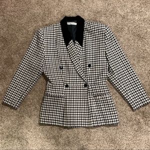 Tahari houndstooth blazer Size 8